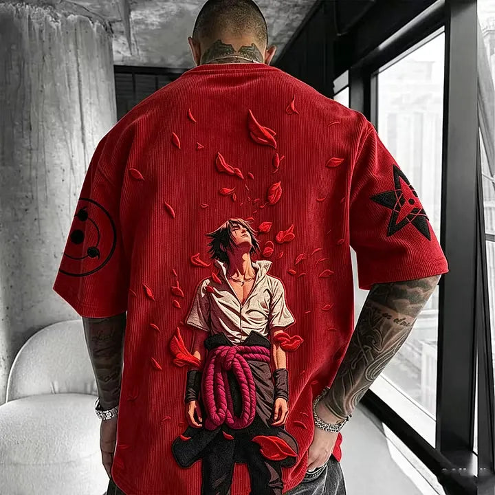 NINDO Anime Vintage Corduroy T-Shirt