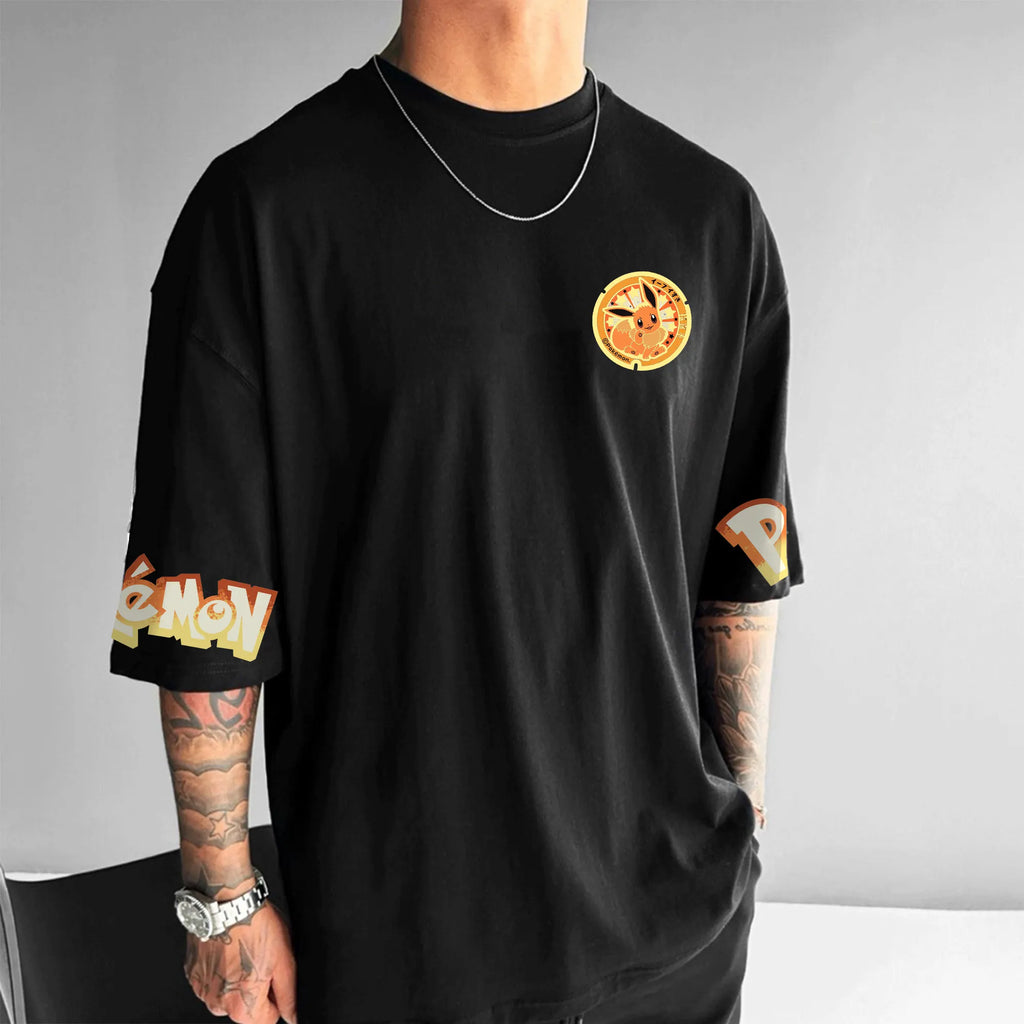 PKM-Unisex Anime Inspired Vintage T-Shirt