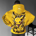 PKM-Unisex Anime Graphic Streetwear Vintage Hoodie