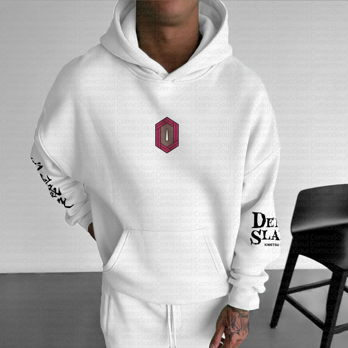 PKM-Unisex Anime Graphic Streetwear Vintage Hoodie