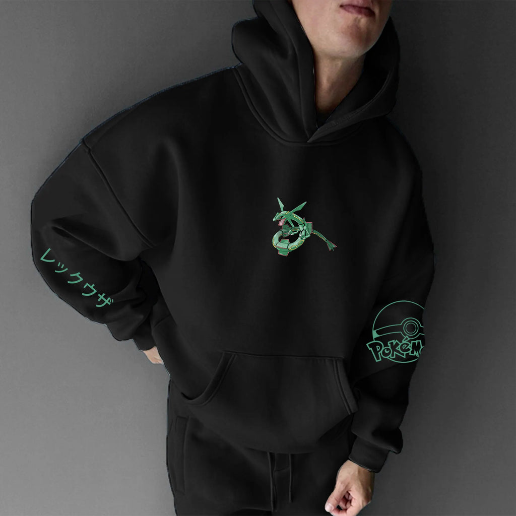 PKM-Unisex Anime Graphic Streetwear Vintage Hoodie