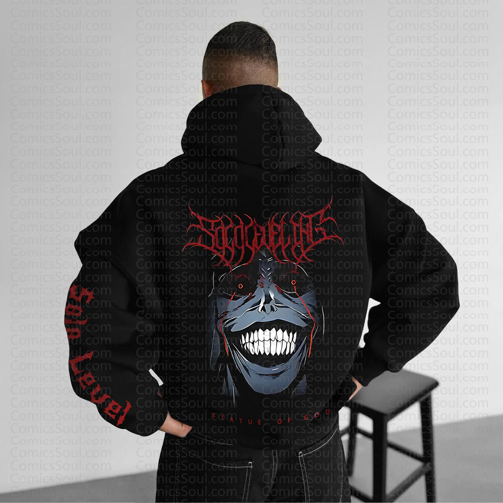 SL-Unisex Anime Graphic Streetwear Vintage Hoodie
