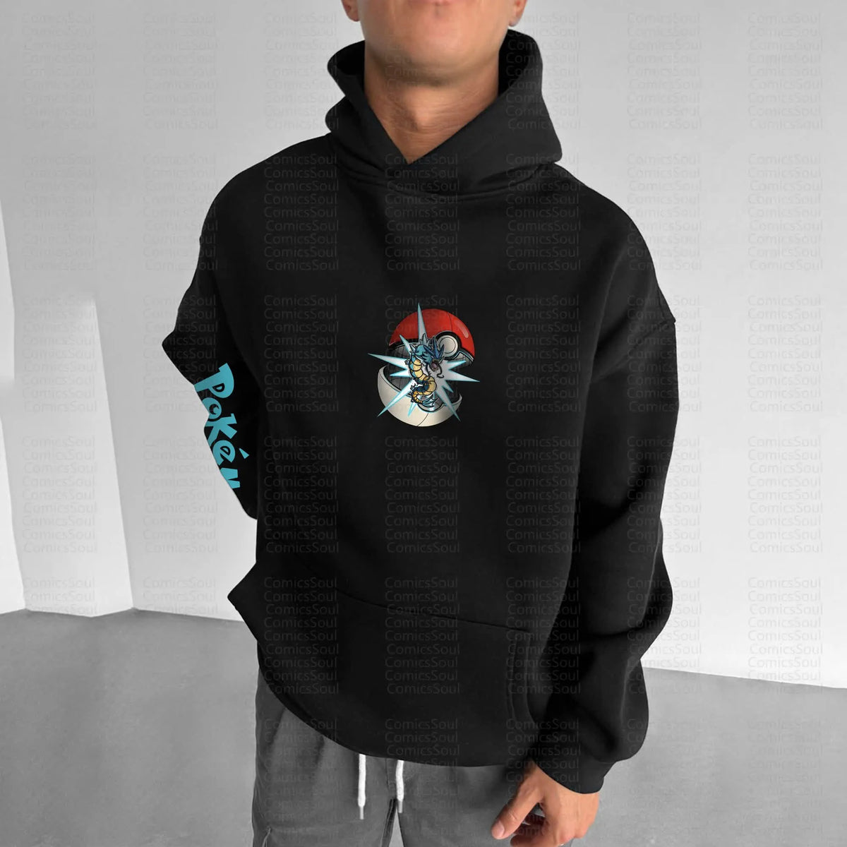 PKM-Unisex Anime Graphic Streetwear Vintage Hoodie