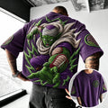 Dragon Ball Unisex Anime-Style Retro Corduroy Oversized T-Shirt