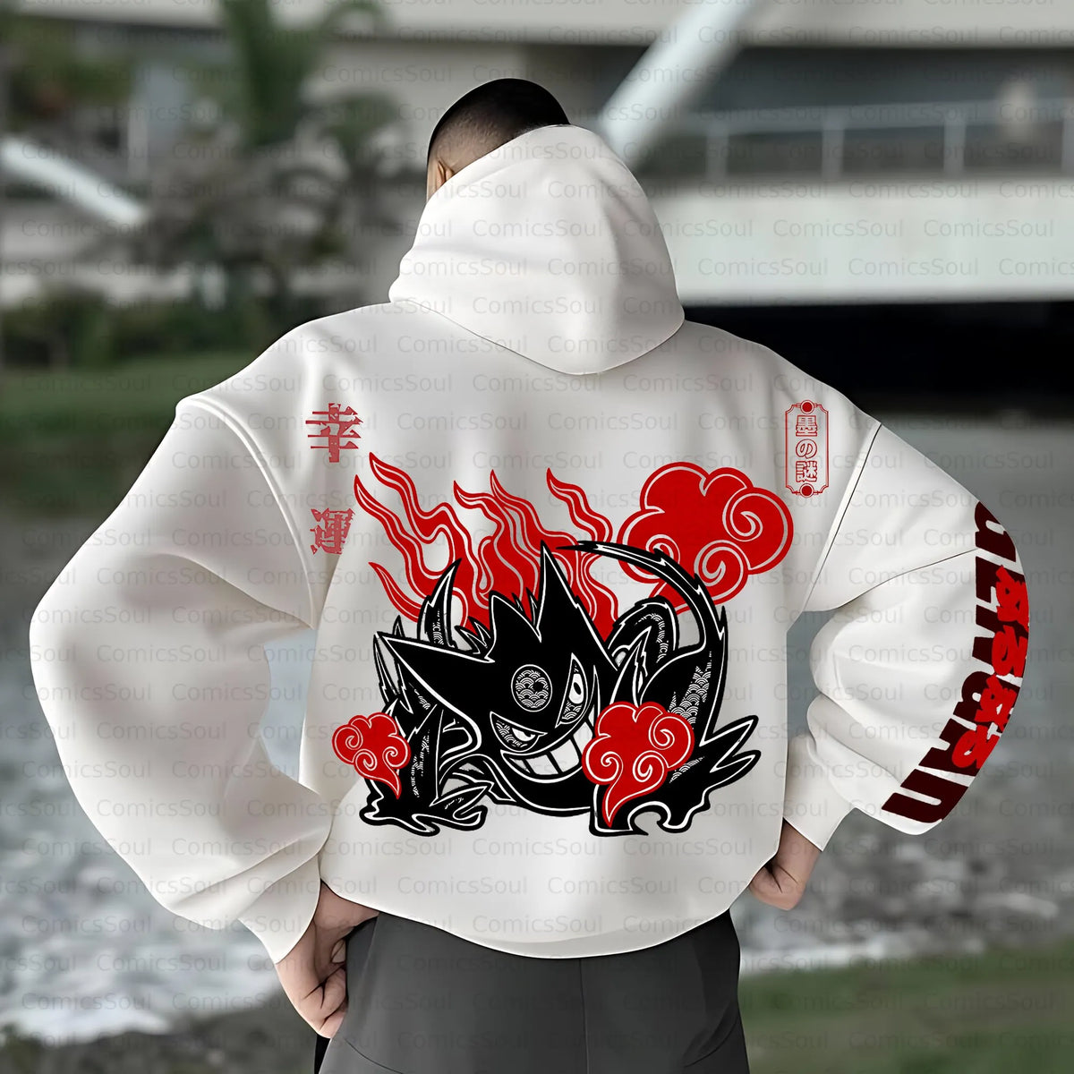 PKM-Unisex Anime Inspired Vintage Plush Hoodie