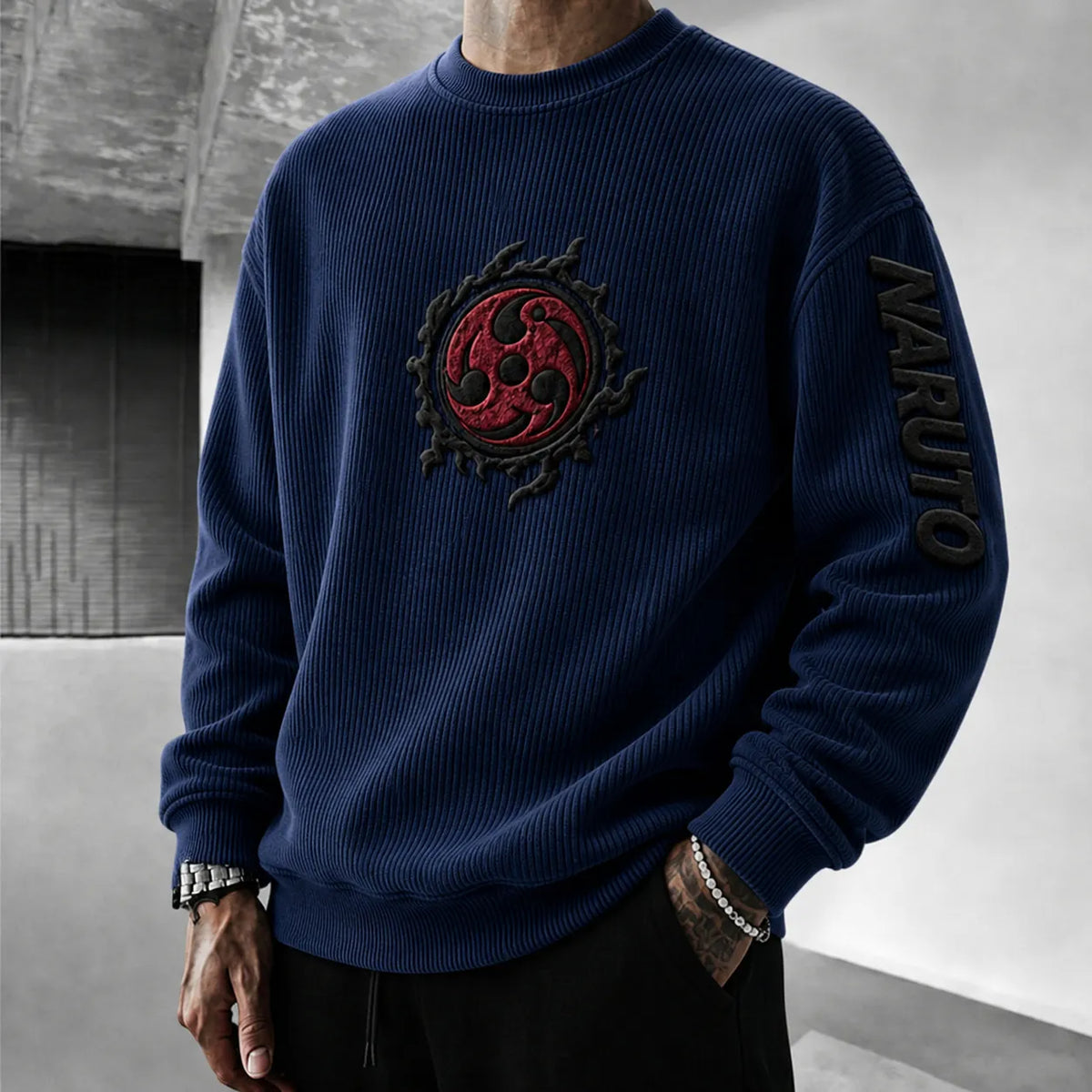 One Piece Unisex Anime-print Crewneck Sweatshirt