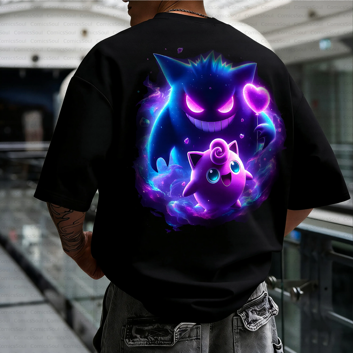 PKM-Unisex Anime Inspired Vintage T-Shirt