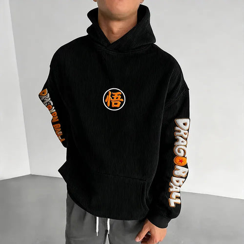 Dragon Ball Color Blocked Plush Hoodie