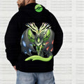 PKM-Unisex Graphic Streetwear Vintage Zipper Cardigan Plush Hoodie