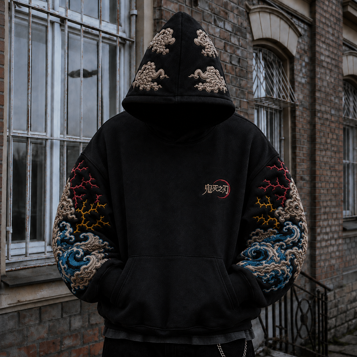 KNY Vintage Anime Print Hoodie