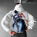 SL-Unisex Anime Graphic Streetwear Vintage Hoodie