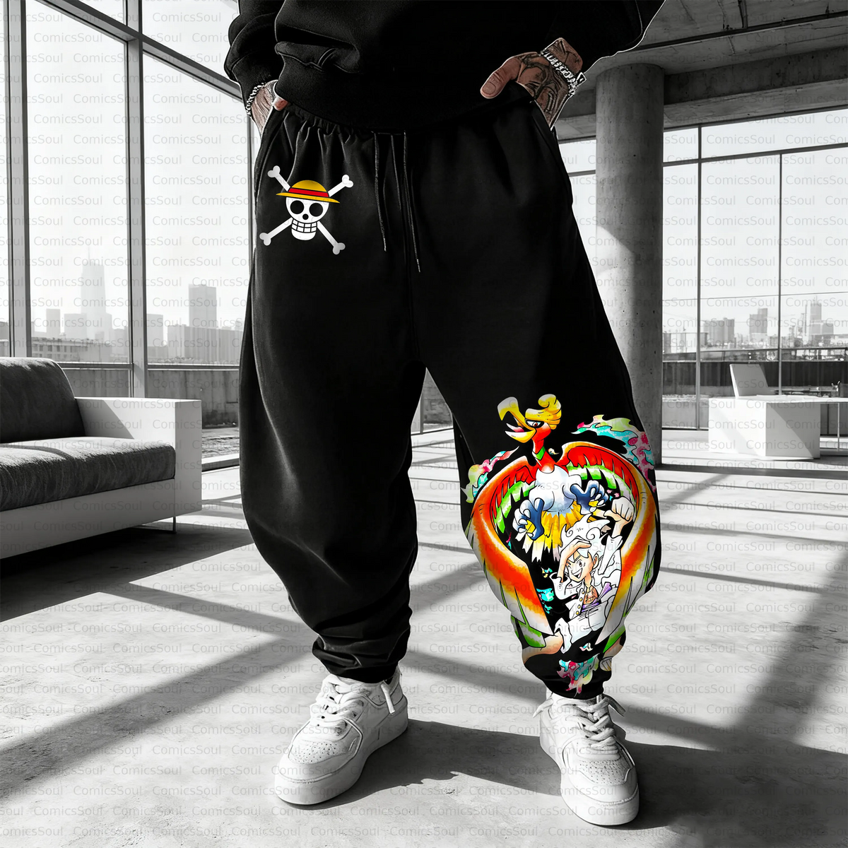 PKM-Unisex Casual Anime Streetwear Pant
