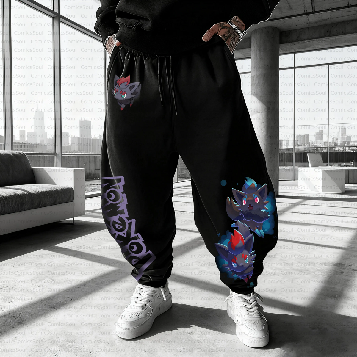 PKM-Unisex Casual Anime Streetwear Pant