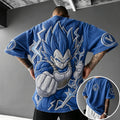Dragon Ball Unisex Anime-Style Retro Corduroy Oversized T-Shirt