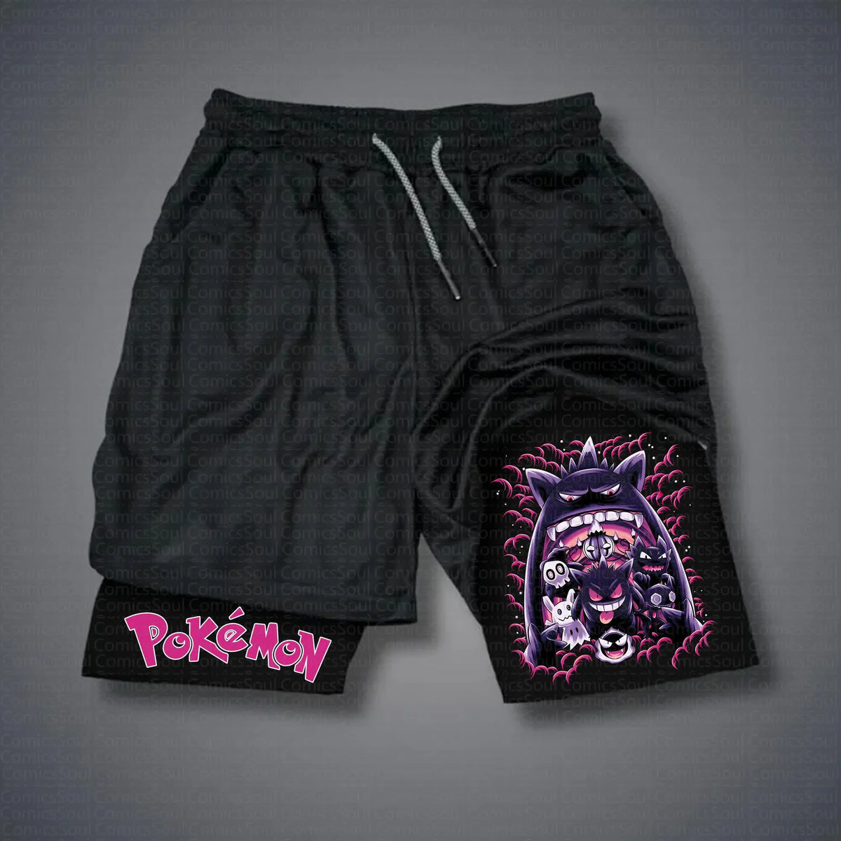 PKM-Unisex Casual Anime Streetwear Shorts