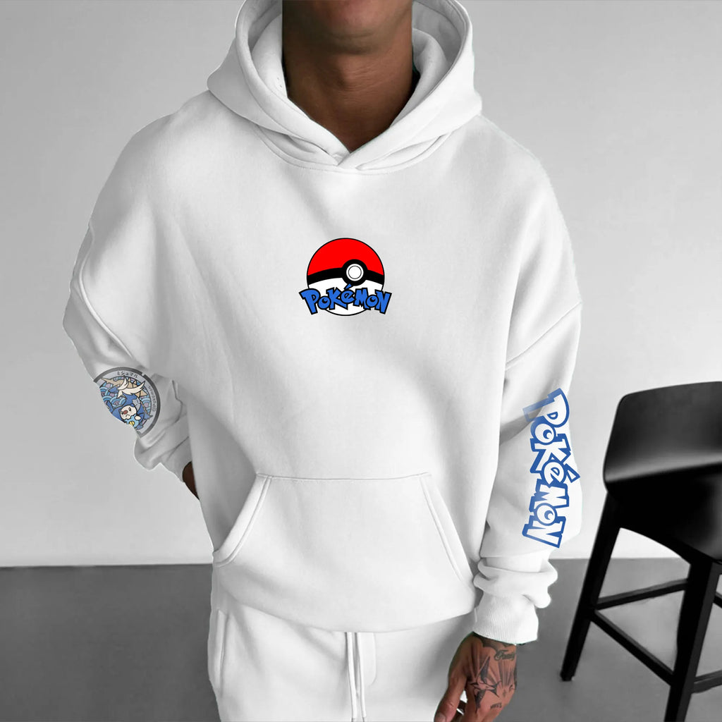 PKM-Unisex Anime Graphic Streetwear Vintage Hoodie