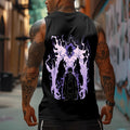 SL-Igris Oversized Anime Print Gym Tank Top