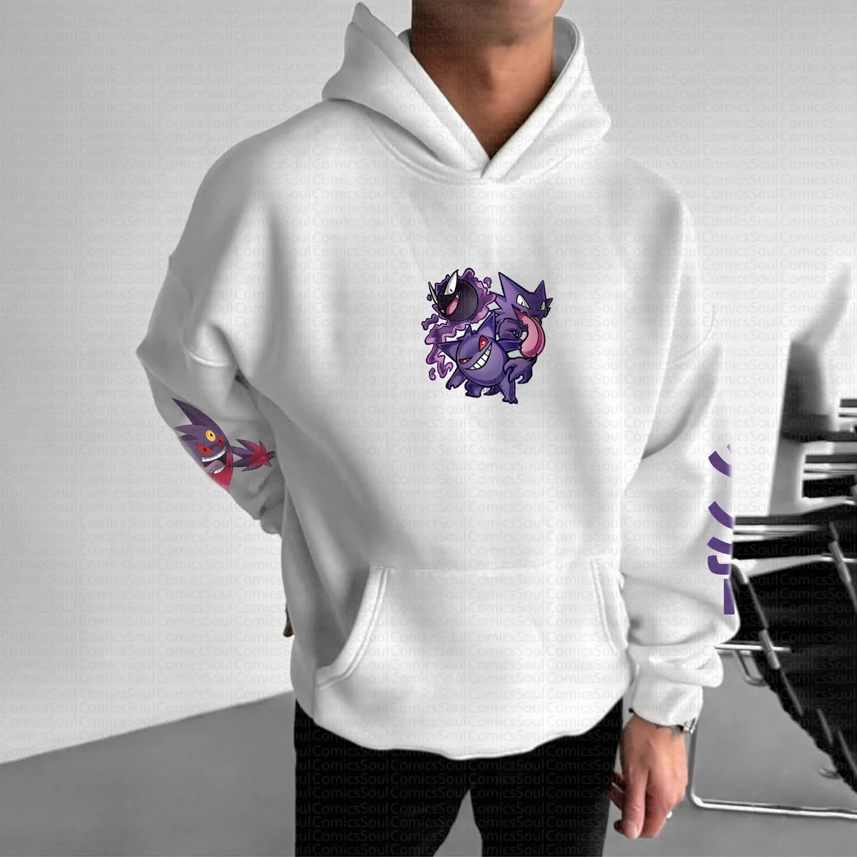PKM-Unisex Anime Graphic Streetwear Vintage Hoodie