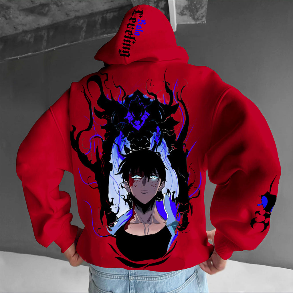 SL-Unisex  ' '  Anime Graphic Streetwear Vintage Hoodie