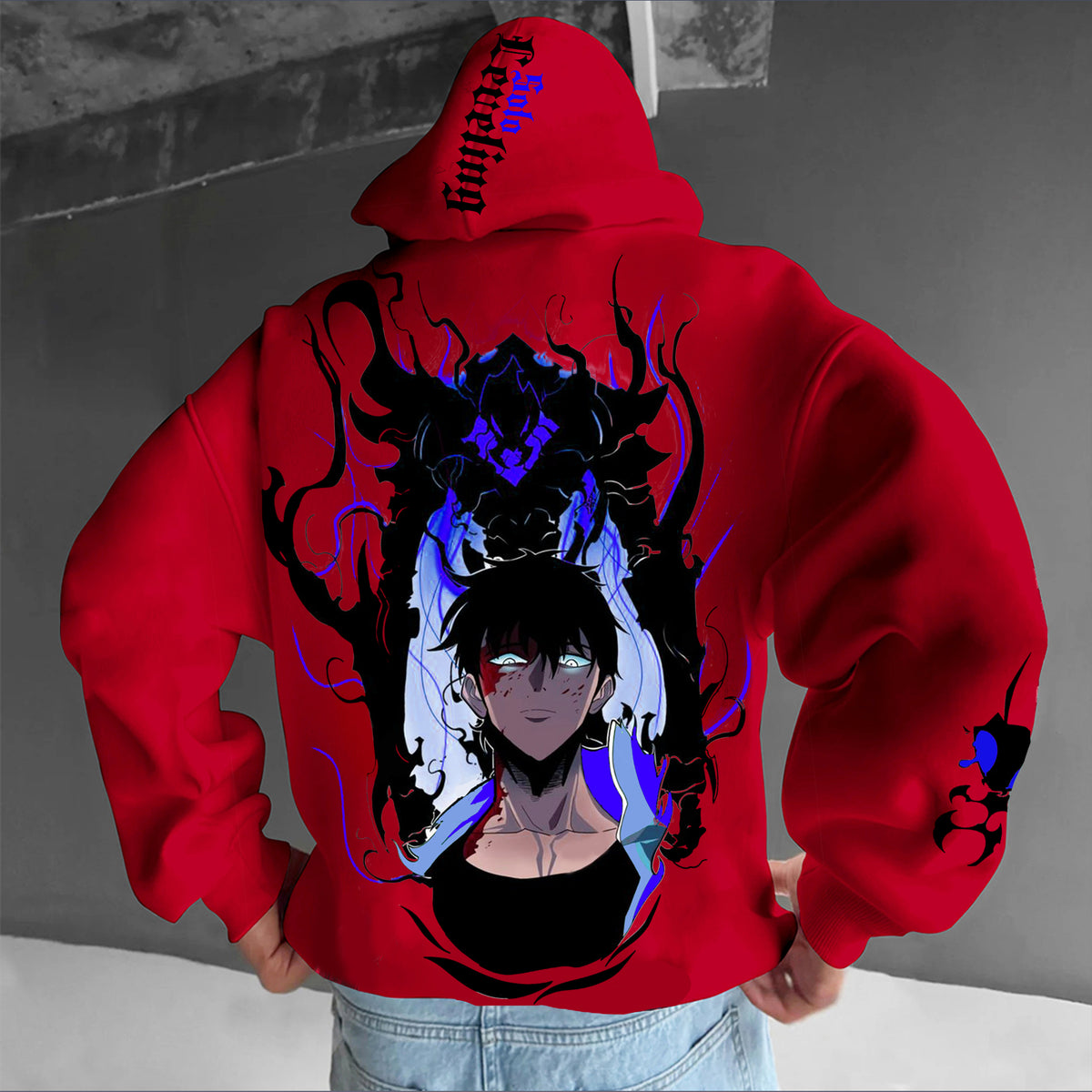 SL-Unisex  ' '  Anime Graphic Streetwear Vintage Hoodie