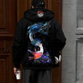 PKM-Unisex Graphic Streetwear Vintage Zipper Cardigan Plush Hoodie