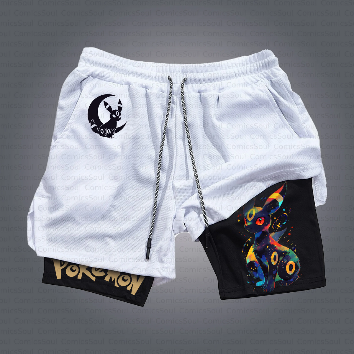 PKM-Unisex Casual Anime Style Shorts