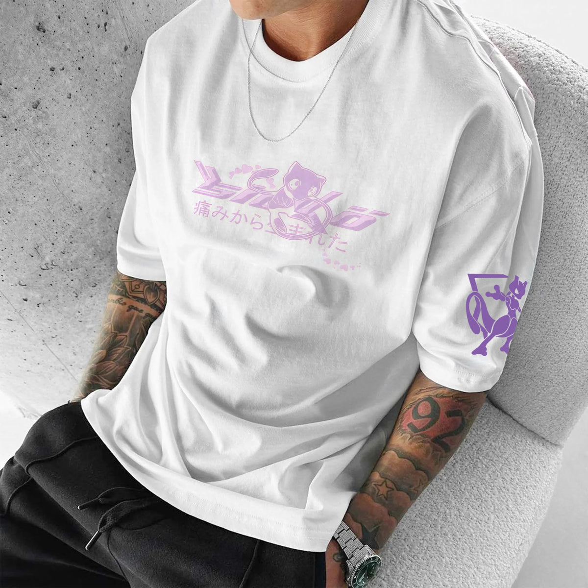 PKM-Unisex Anime Inspired Vintage T-Shirt