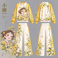 The Apothecary Diaries Xiaolan vintage hoodie and shorts set