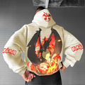 PKM-Unisex Anime Inspired Vintage Plush Hoodie