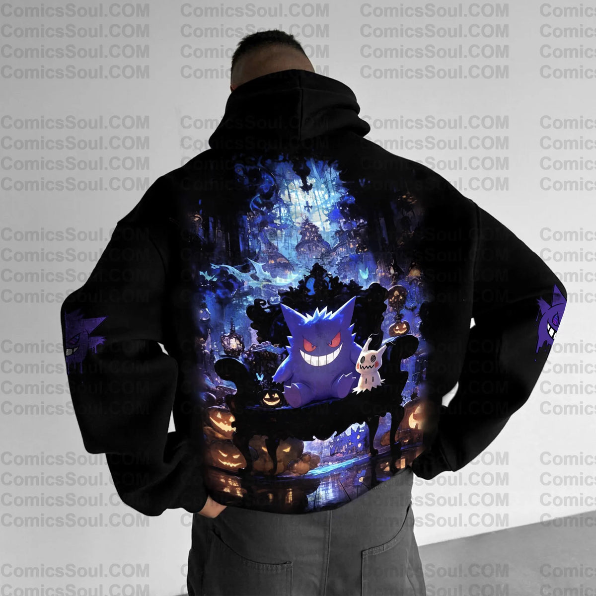 PKM-Unisex Anime Graphic Streetwear Vintage Hoodie