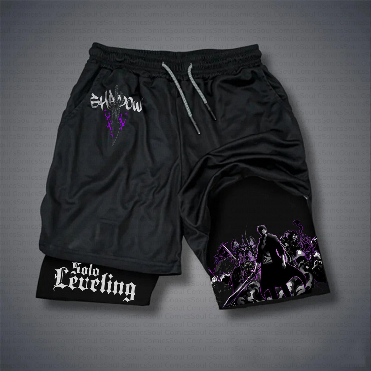 SL-Unisex Casual Anime Streetwear Gym Shorts