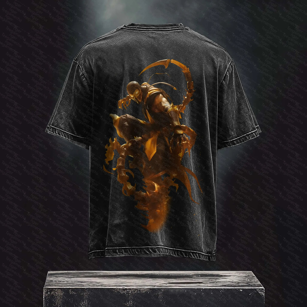 MK-Unisex  Inspired Vintage Washed T-Shirt