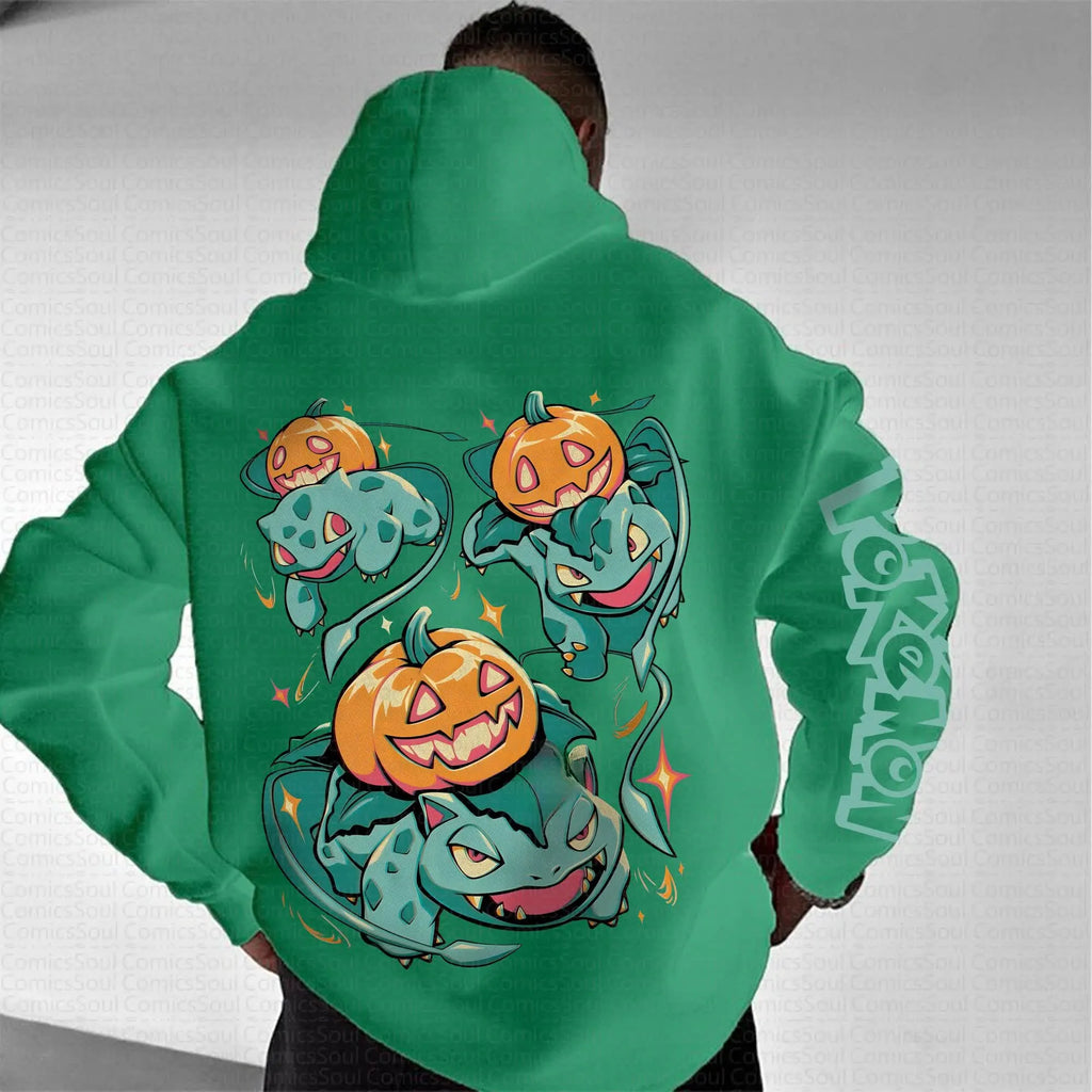 PKM-Unisex Anime Graphic Streetwear Vintage Hoodie