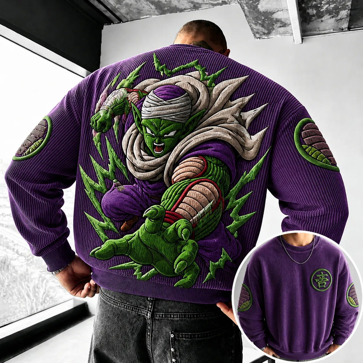 Dragon Ball Unisex Anime-print Crewneck Sweatshirt