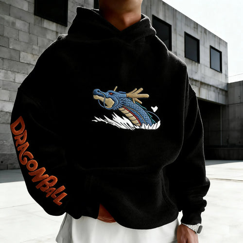 Dragon Ball Color Blocked Plush Hoodie