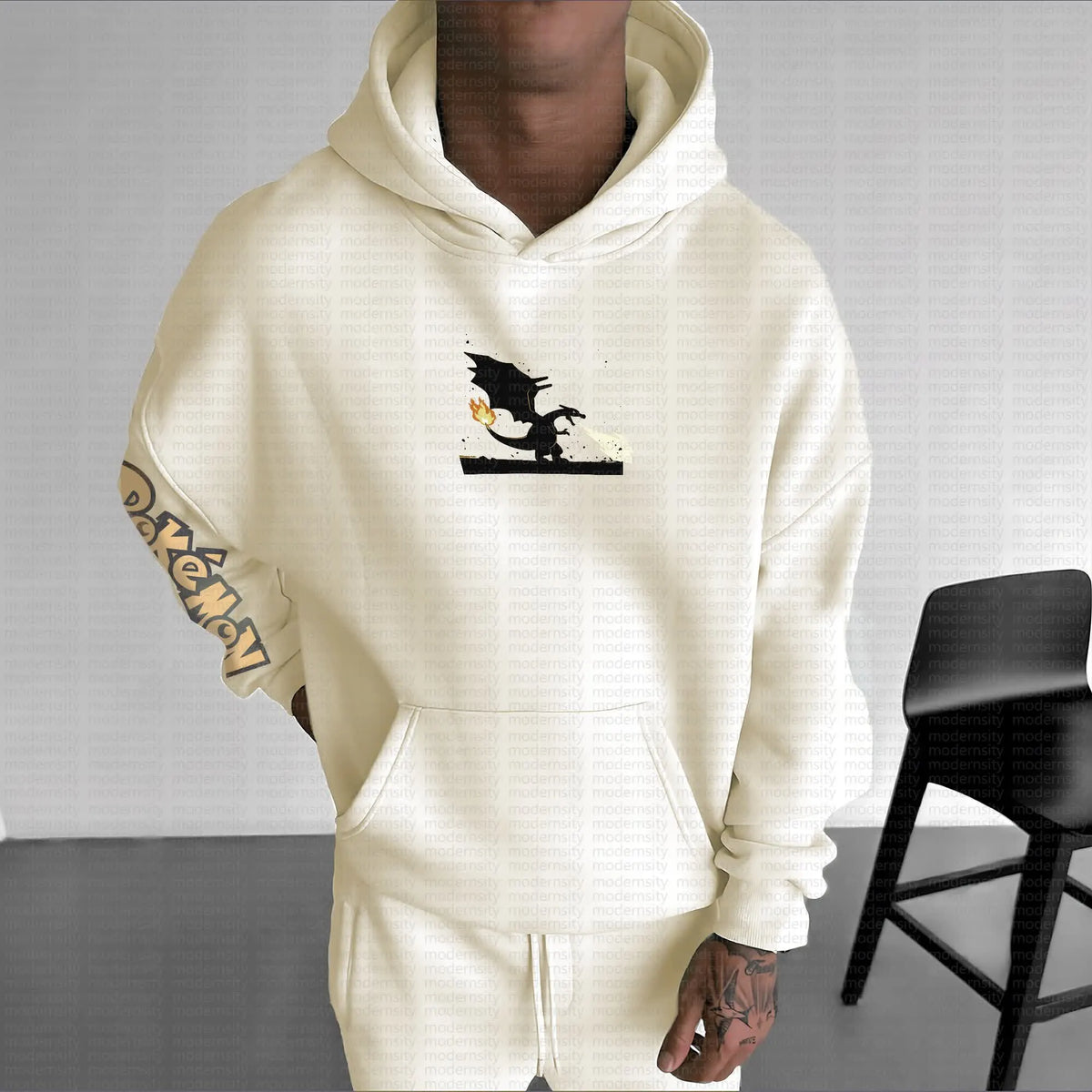 PKM-Unisex Anime Graphic Streetwear Vintage Hoodie