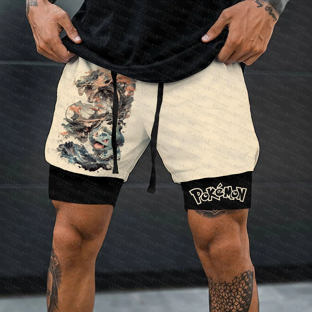 PKM-Unisex Casual Anime Streetwear Shorts