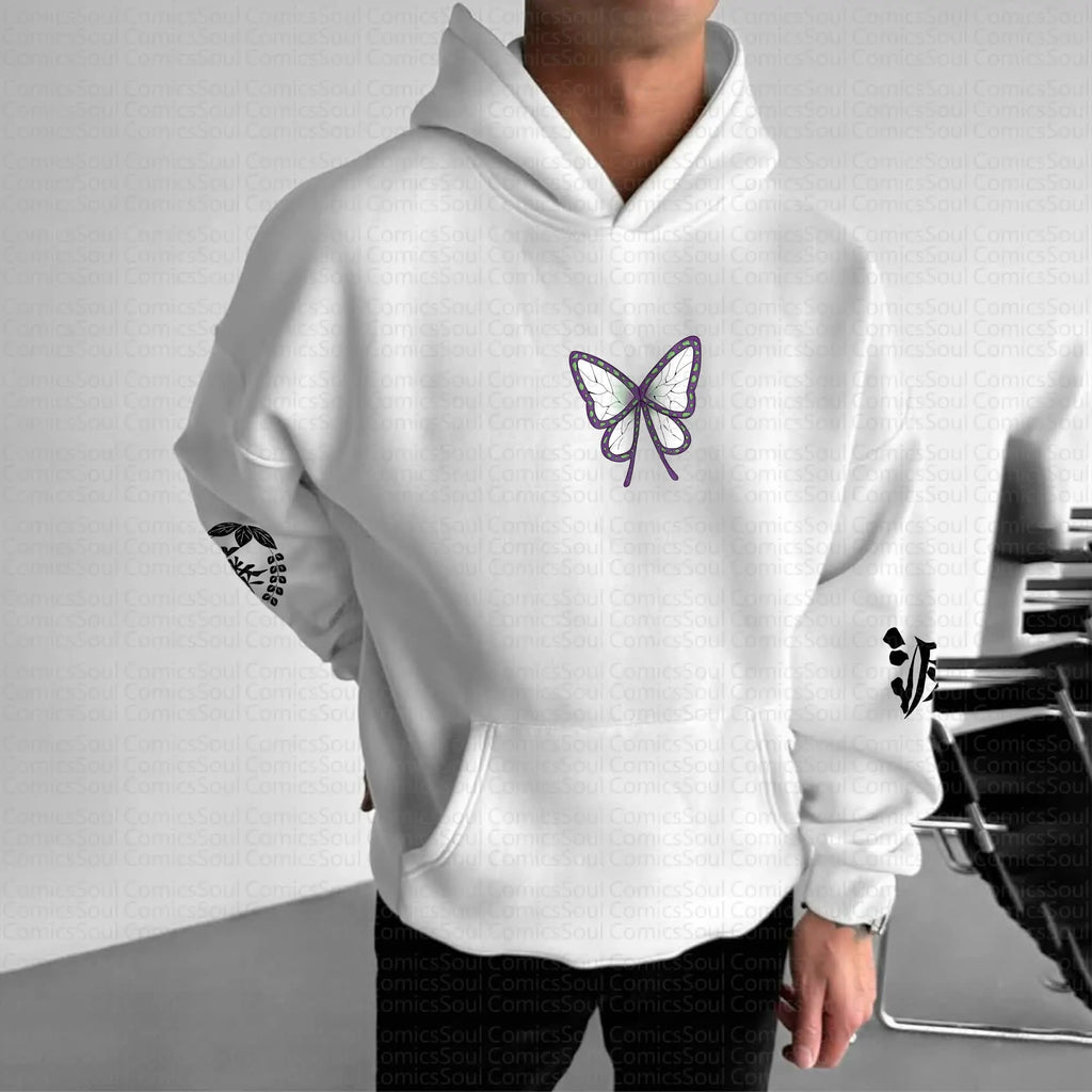 PKM-Unisex Anime Graphic Streetwear Vintage Hoodie