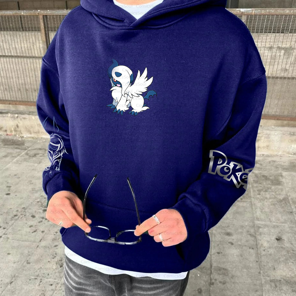 PKM-Unisex Anime Inspired Vintage Plush Hoodie