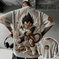 Dragon Ball Unisex Anime-Style Retro Corduroy Oversized T-Shirt