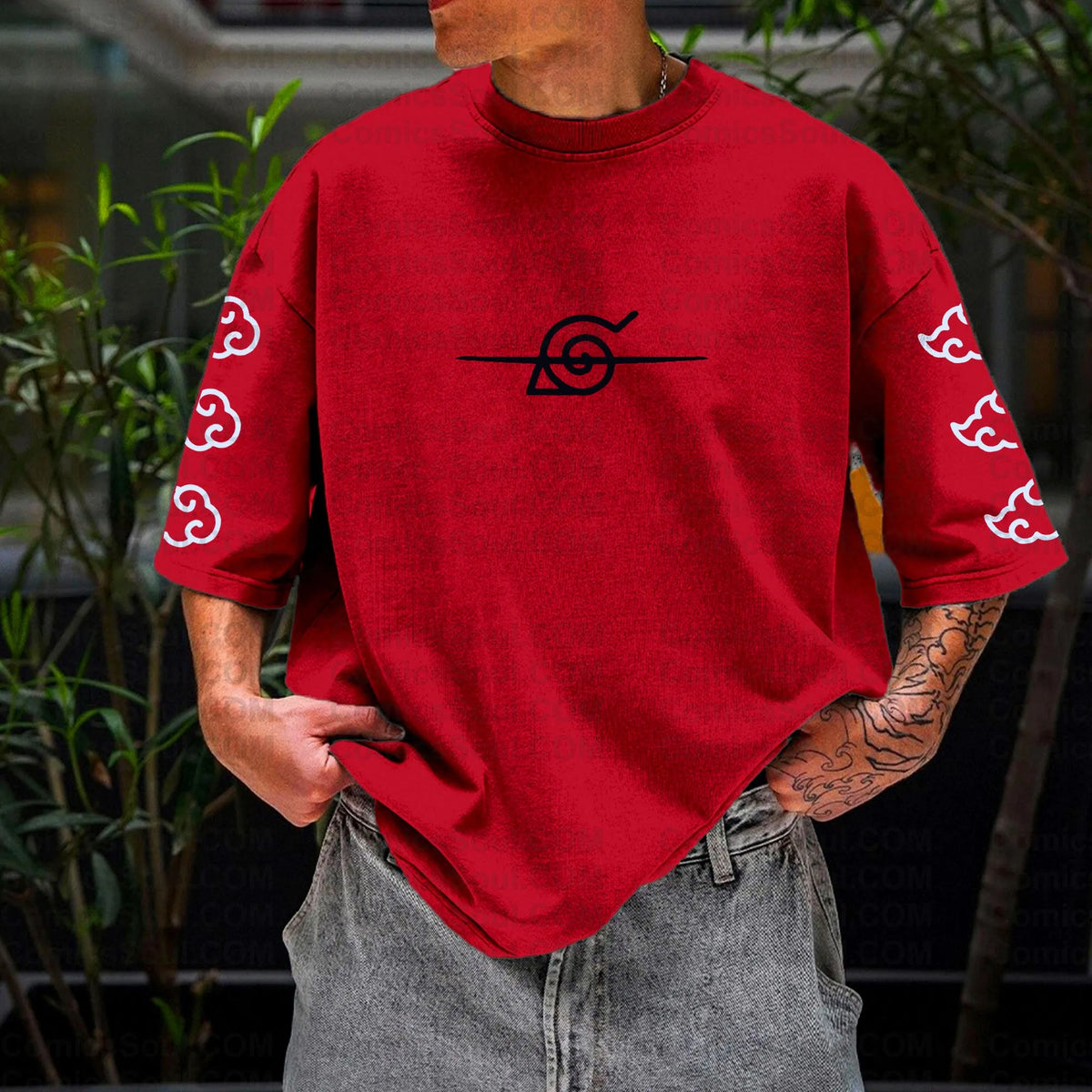 PKM-Unisex Anime Inspired Vintage T-Shirt