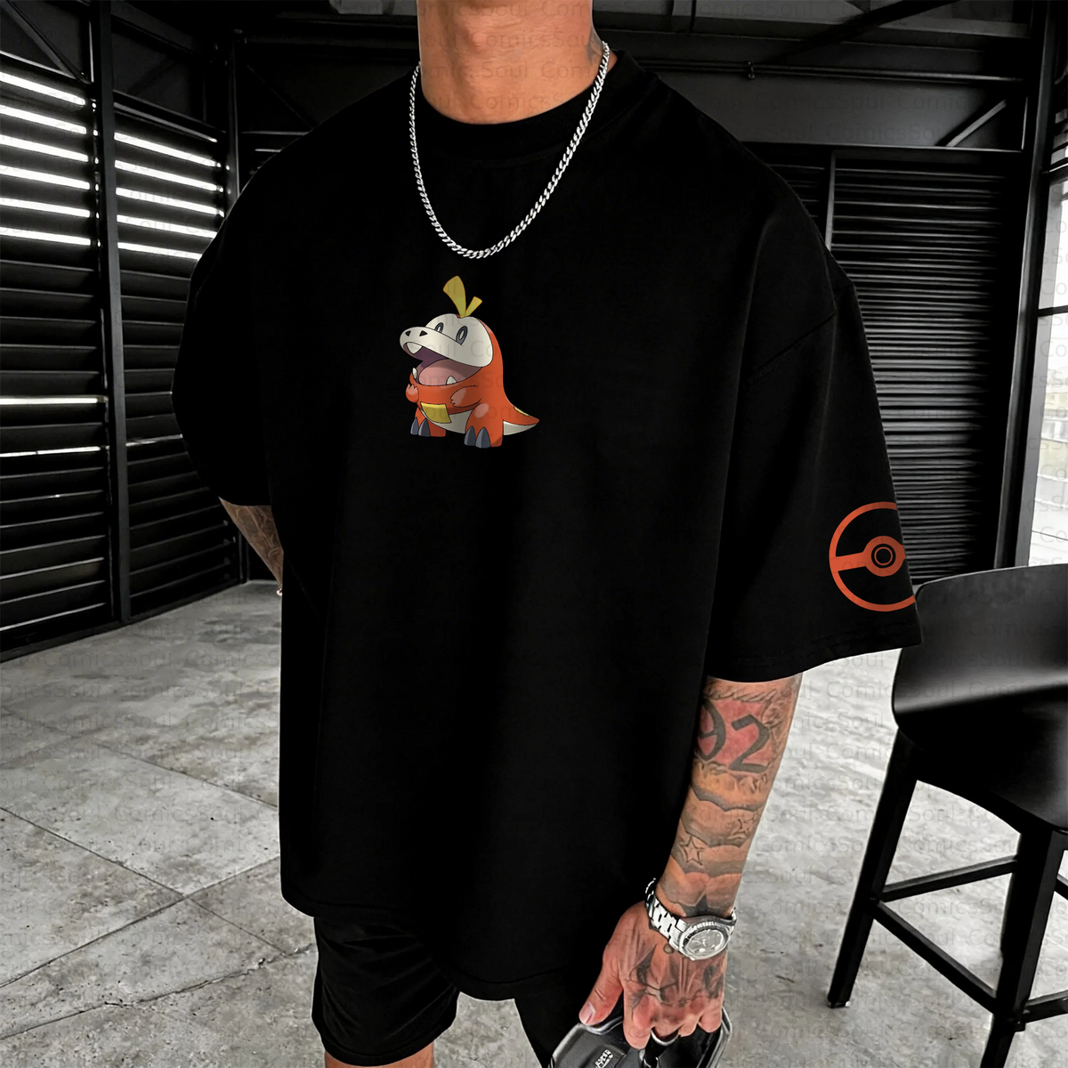 PKM-Unisex Anime Inspired Vintage T-Shirt