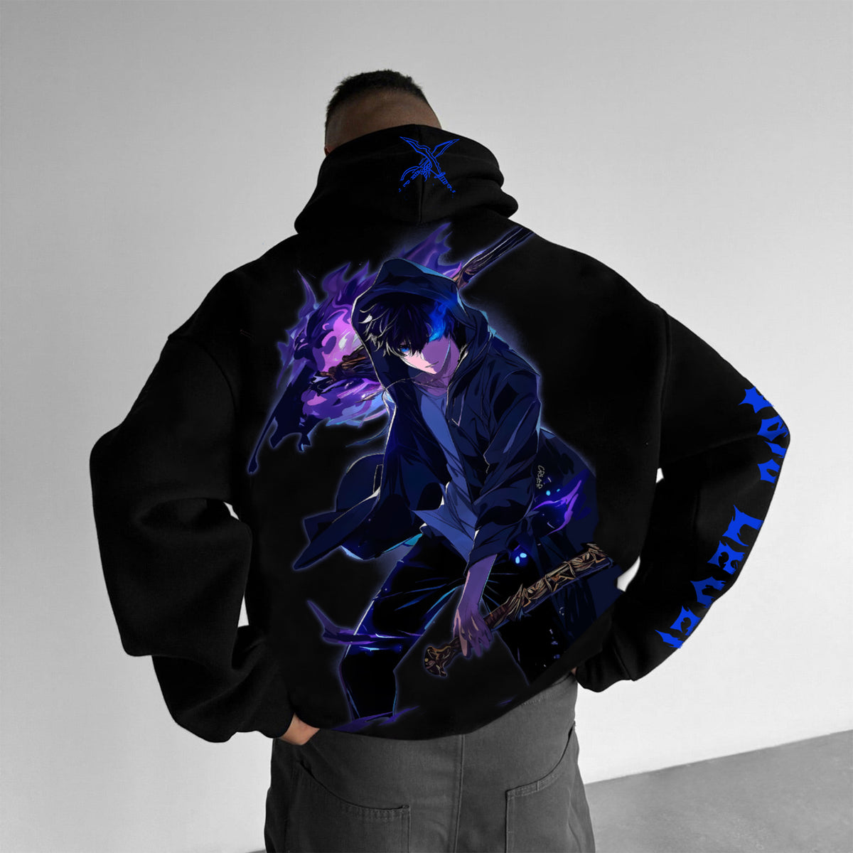 SL-Unisex Anime Graphic Streetwear Vintage Hoodie