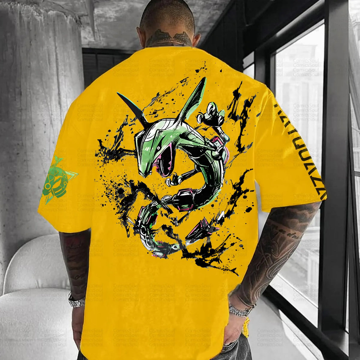 PKM-Unisex Anime Inspired Vintage T-Shirt