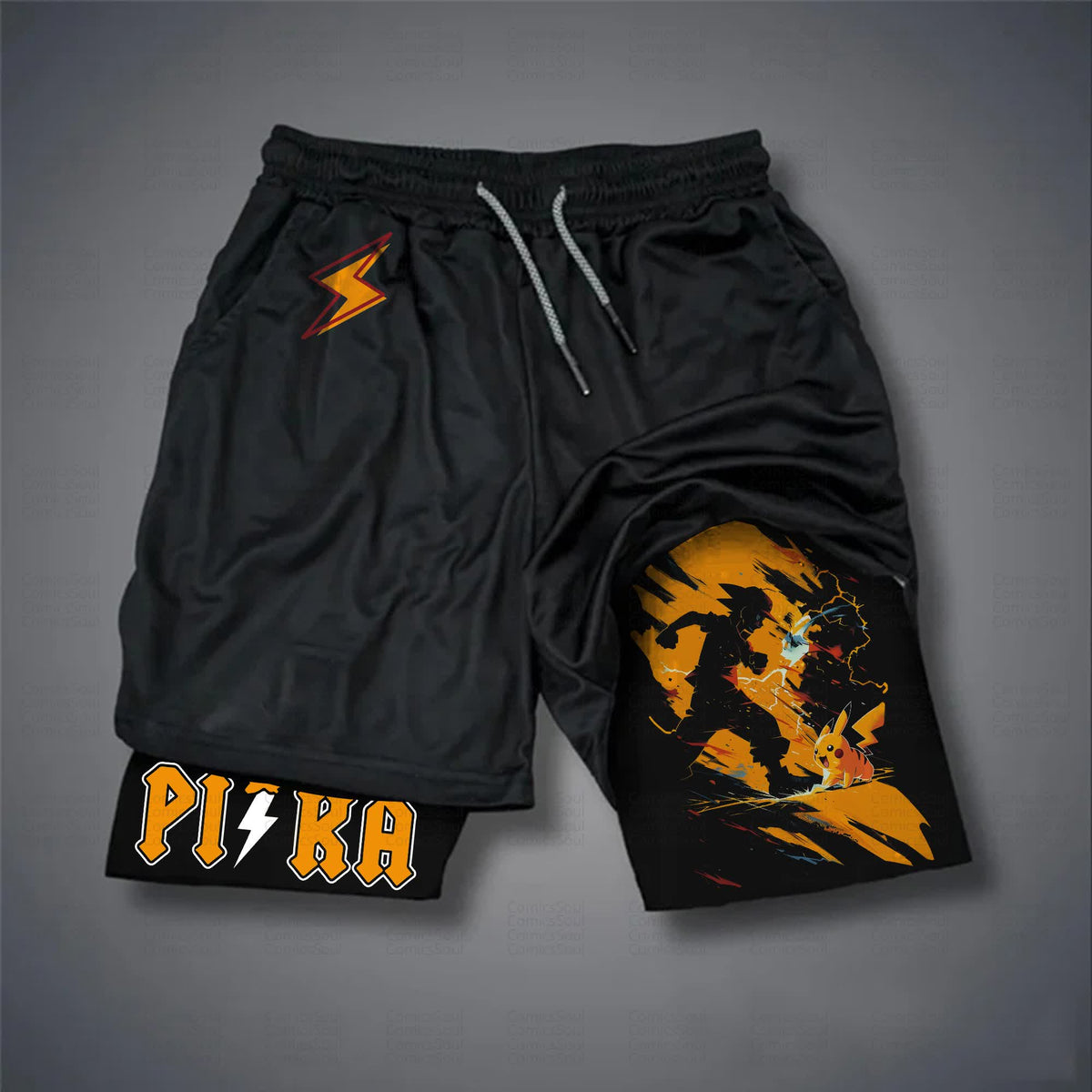 PKM-Unisex Casual Anime Streetwear Shorts