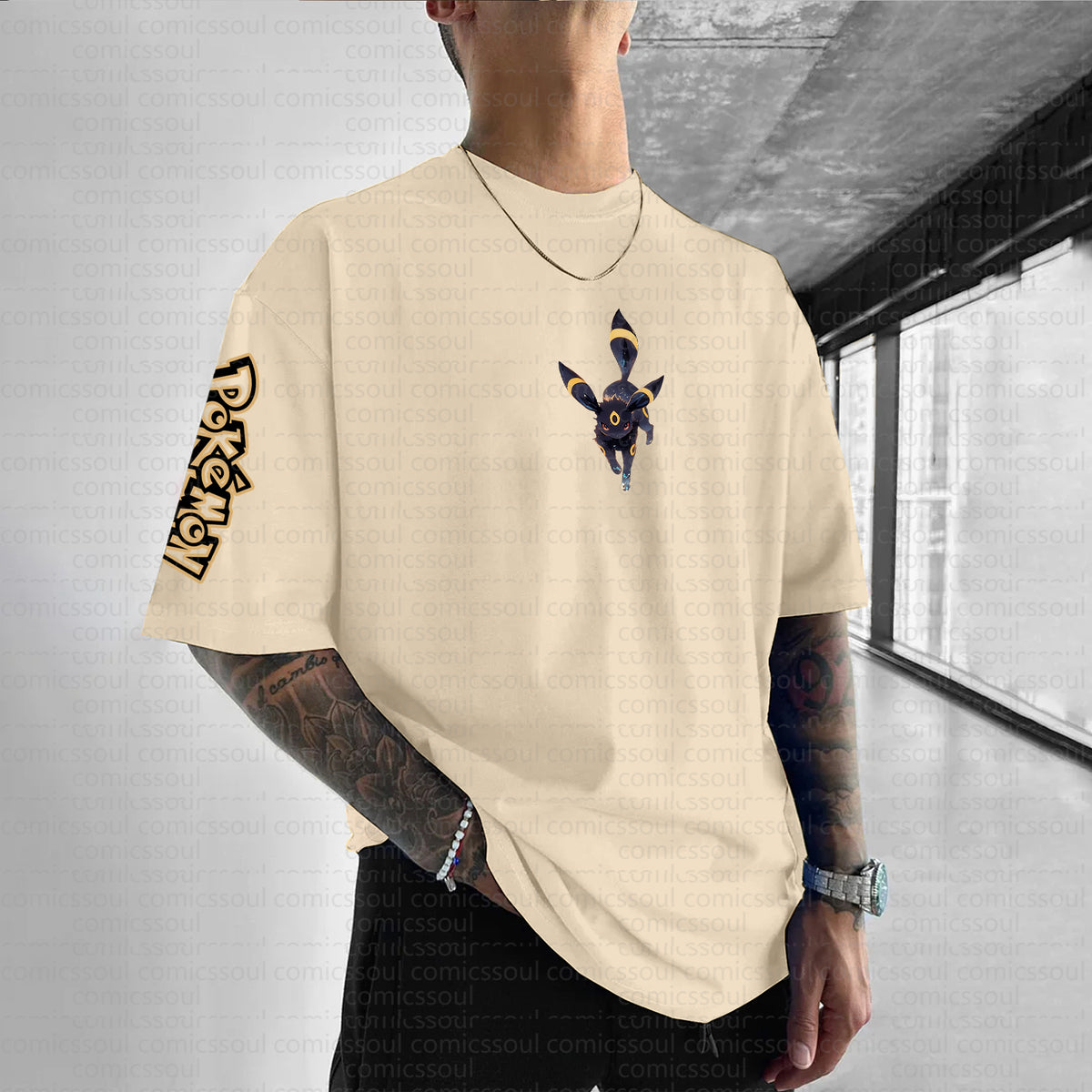 PKM-Unisex Anime Inspired Vintage T-Shirt