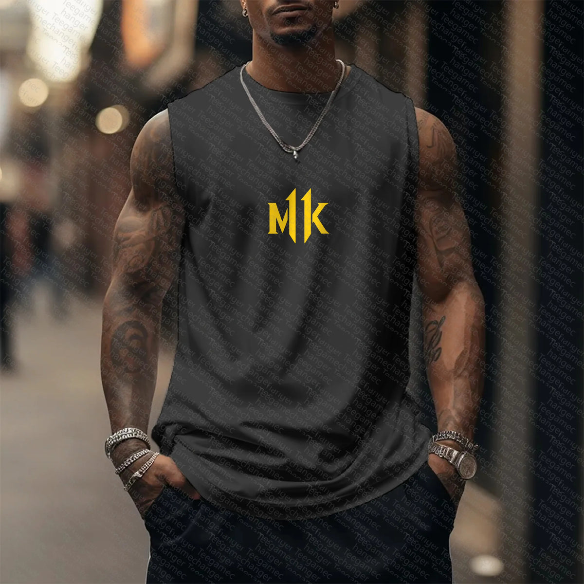 MK-Unisex Casual   Tank Top