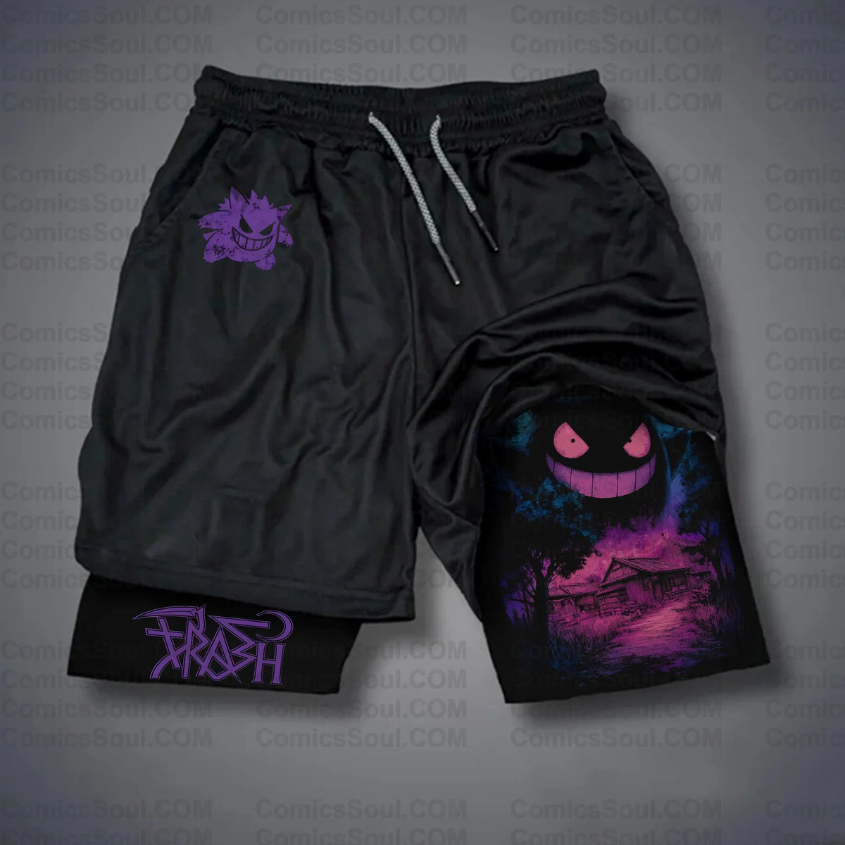 PKM-Unisex Casual Anime Streetwear Shorts