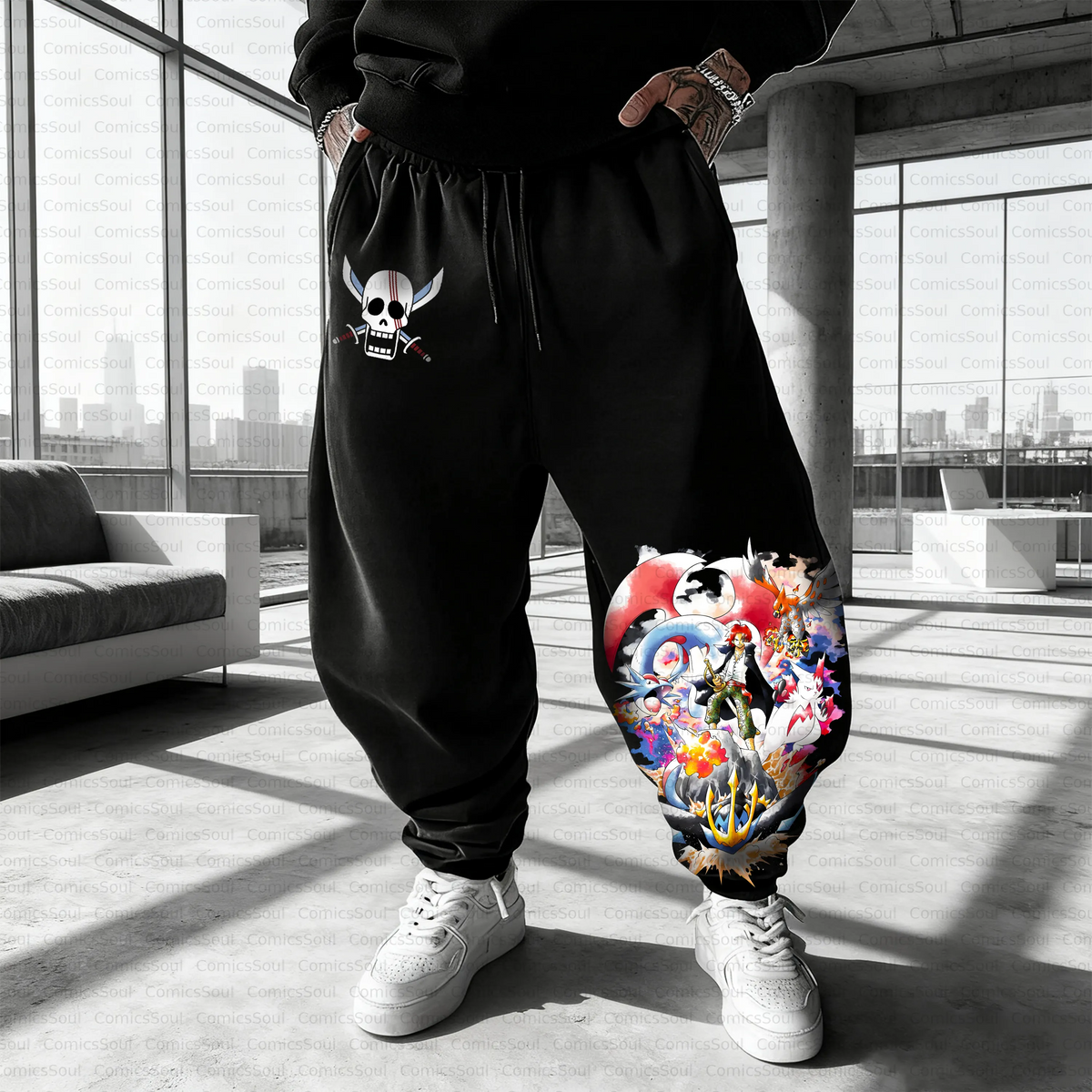 PKM-Unisex Casual Anime Streetwear Pant