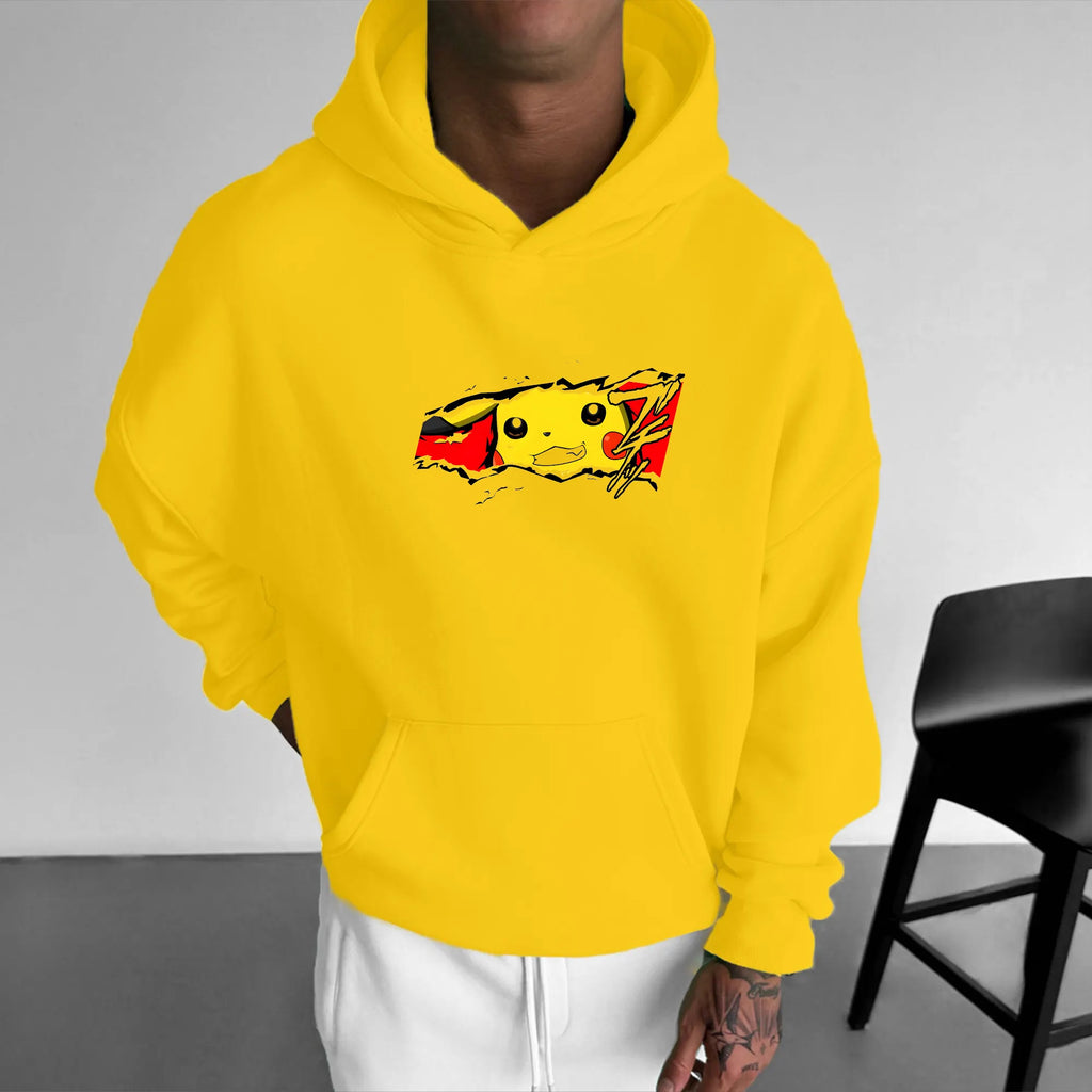PKM-Unisex Anime Graphic Streetwear Vintage Hoodie